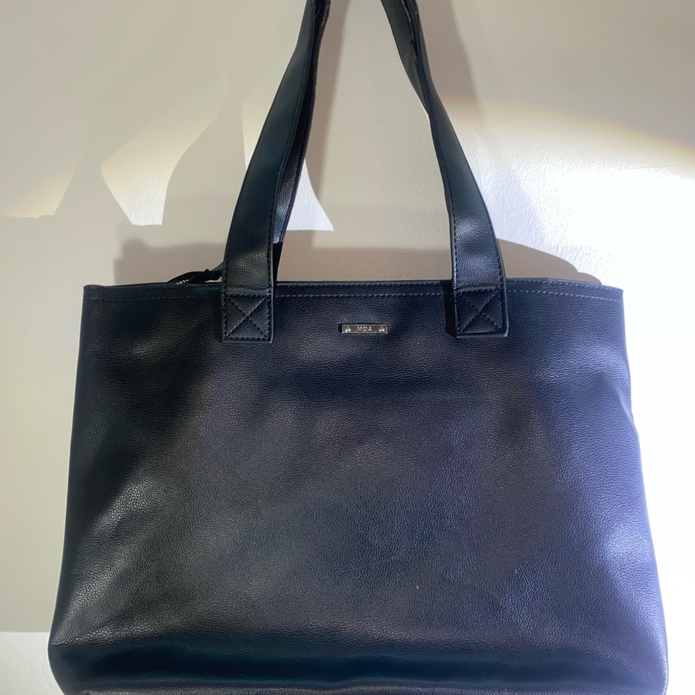 Moa Brand Black Purse Women Zips Classic Rare